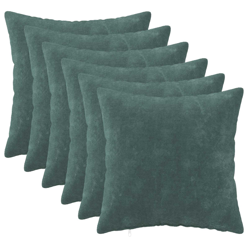 vidaXL Poszewka na poduszkę 6 pcs HEERLEN Niebieski morski 35 x 35 cm