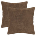 vidaXL Poszewka na poduszkę 2 szt. HEERLEN Jasny Brąz 35 x 35 cm