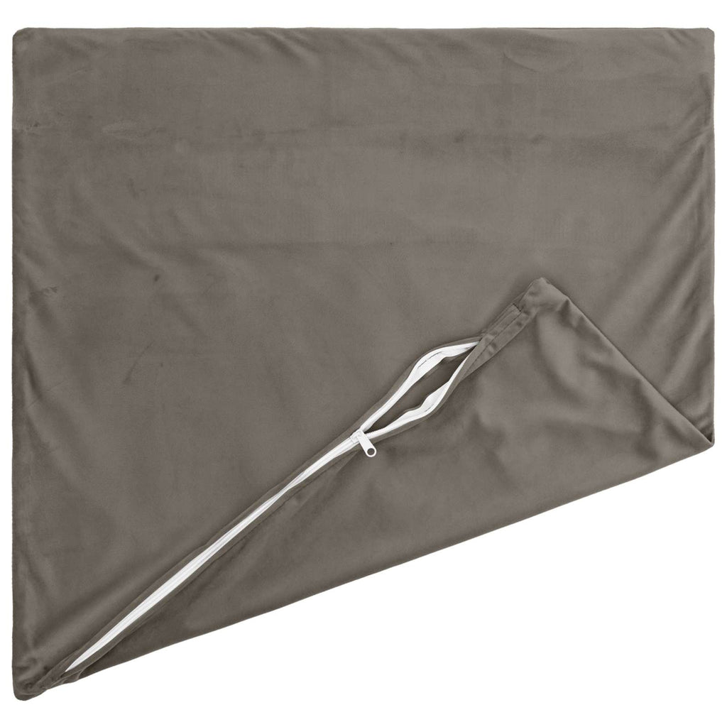 vidaXL Poszewka na poduszkę 12 pcs HEERLEN jasnoszary 40 x 40 cm Welur