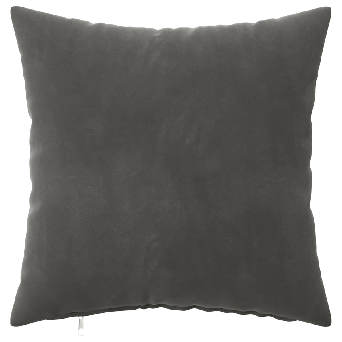 vidaXL Poszewka na poduszkę 2 pcs HEERLEN ciemnoszary 40 x 40 cm Welur