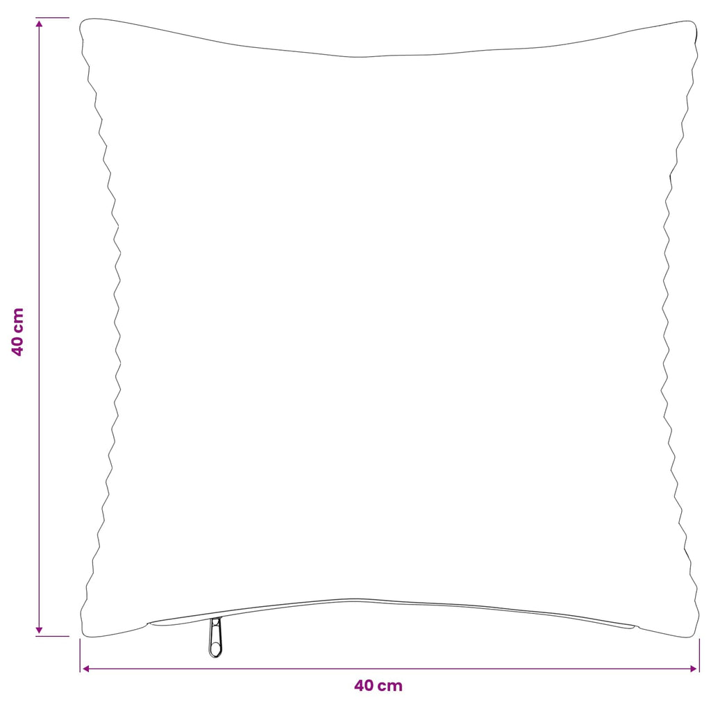 vidaXL Poszewka na poduszkę 12 pcs HEERLEN ciemnoszary 40 x 40 cm