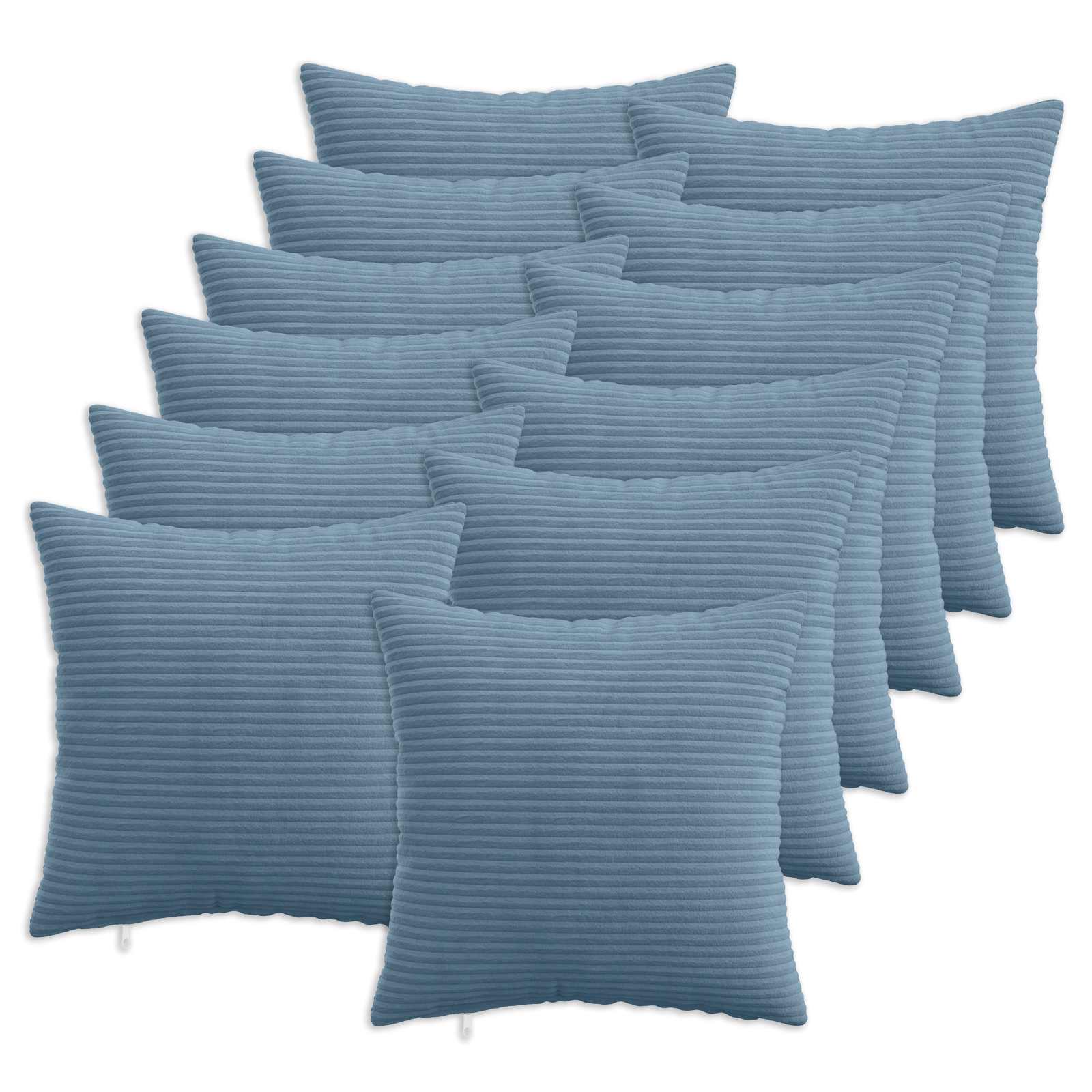 vidaXL Poszewka na poduszkę 12 pcs HEERLEN niebieski 40 x 40 cm