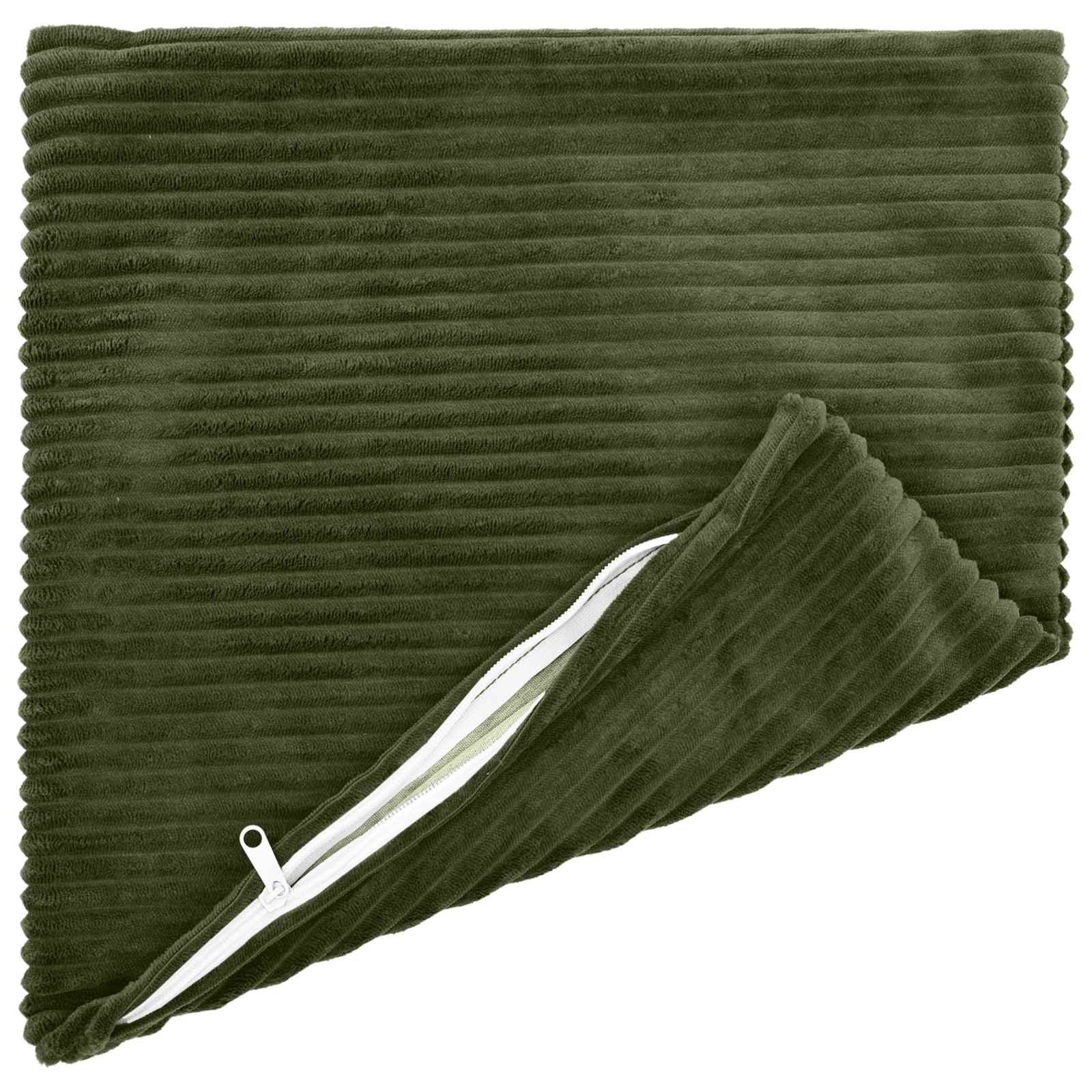 vidaXL Poszewka na poduszkę 6 pcs HEERLEN zielony 40 x 40 cm sztruks