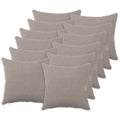 vidaXL Poszewka na poduszkę 12 pcs HEERLEN jasnoszary 40 x 40 cm