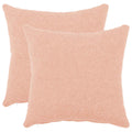 vidaXL Poszewka na poduszkę 2 pcs HEERLEN różowy 40 x 40 cm Bouclé