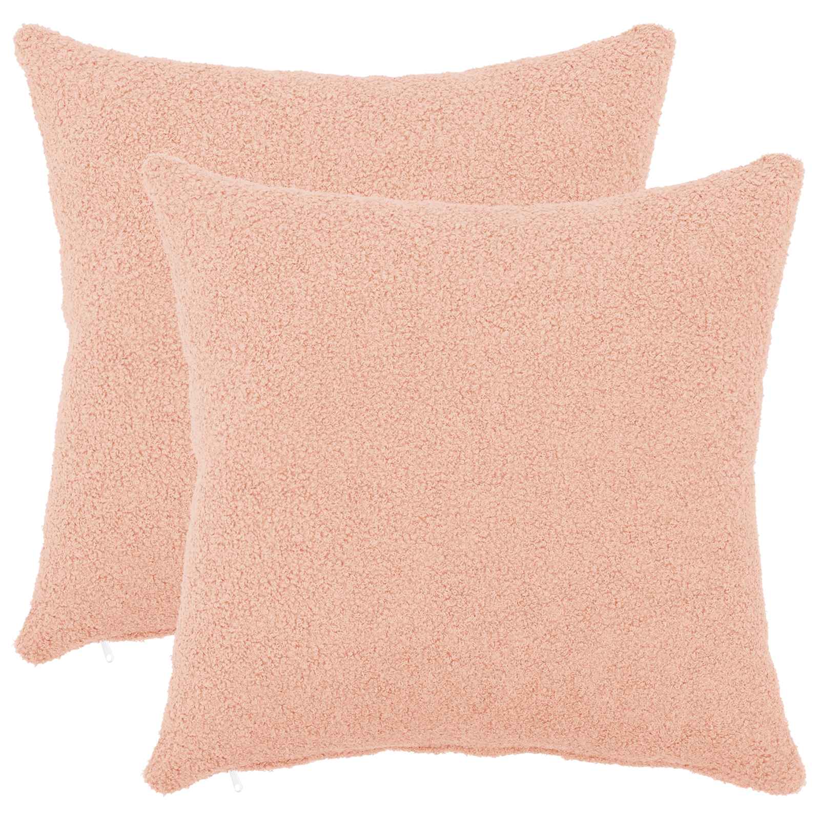 vidaXL Poszewka na poduszkę 2 pcs HEERLEN różowy 40 x 40 cm Bouclé