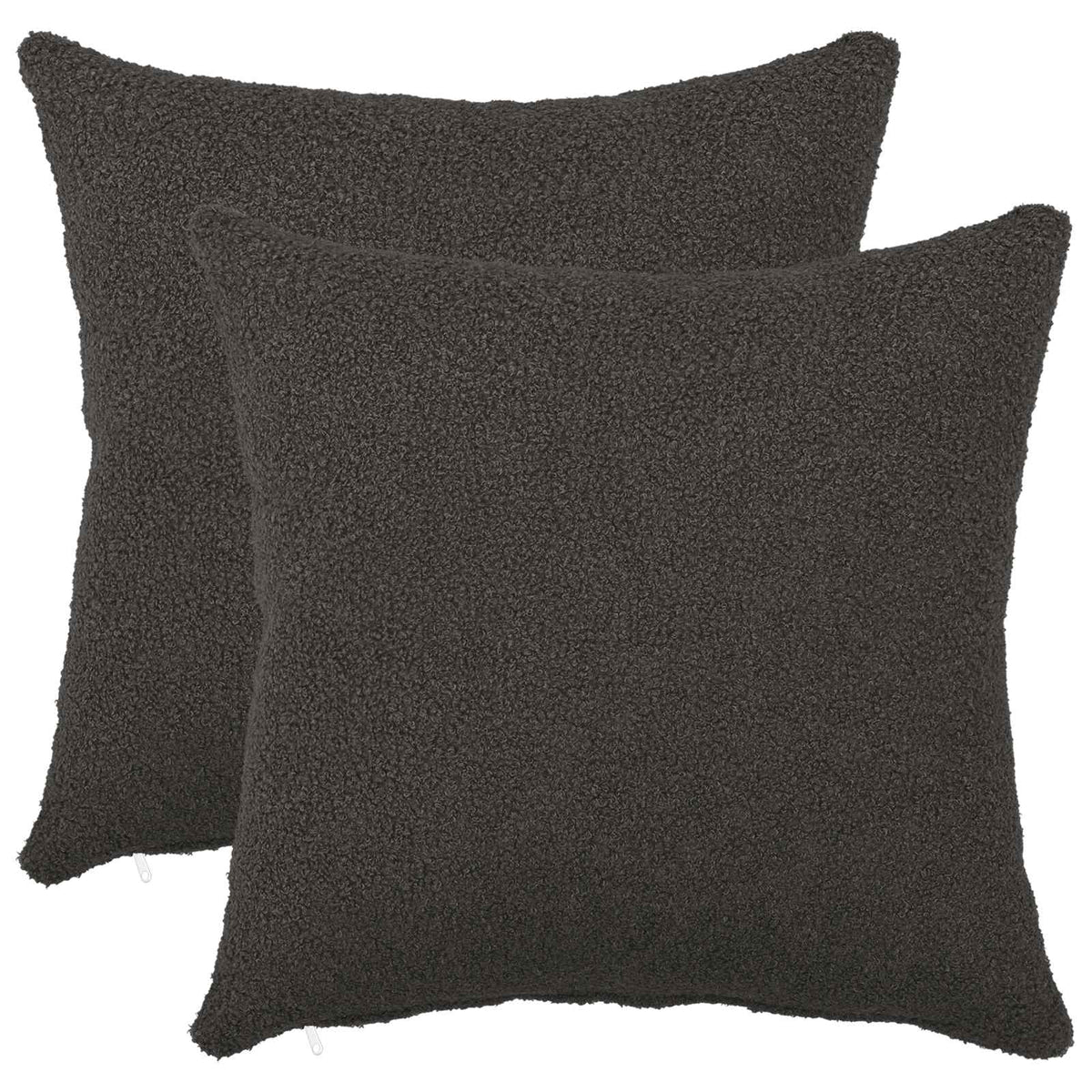 vidaXL Poszewka na poduszkę 2 pcs HEERLEN ciemnoszary 40 x 40 cm
