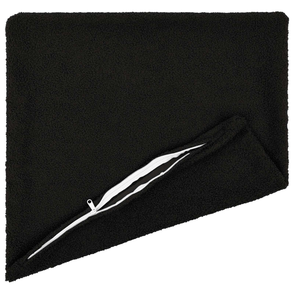 vidaXL Poszewka na poduszkę 12 pcs HEERLEN Czarny 40 x 40 cm Bouclé