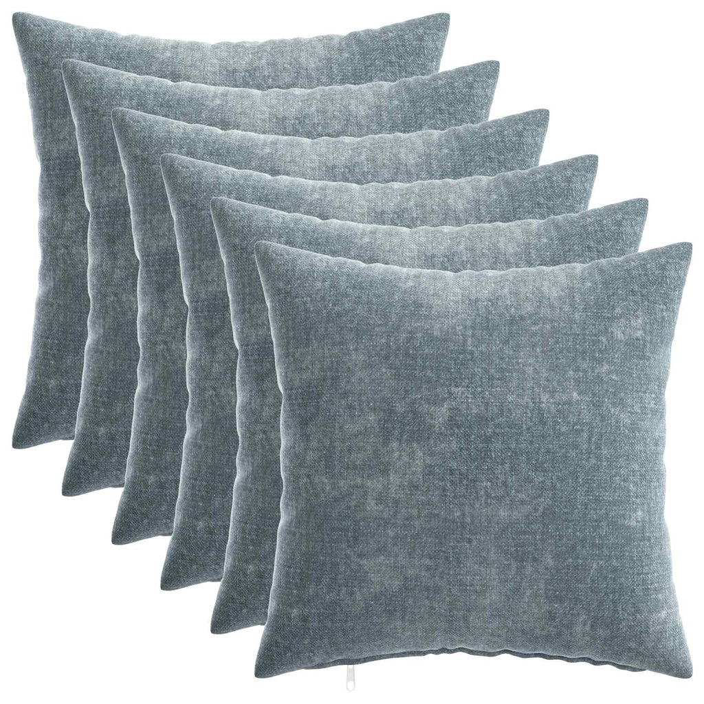 vidaXL Poszewka na poduszkę 6 pcs HEERLEN Jasnoniebieski 40 x 40 cm