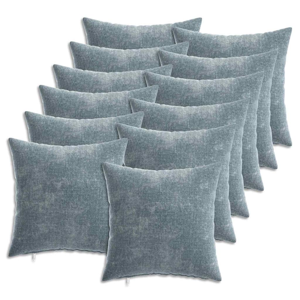 vidaXL Poszewka na poduszkę 12 pcs HEERLEN Jasnoniebieski 40 x 40 cm