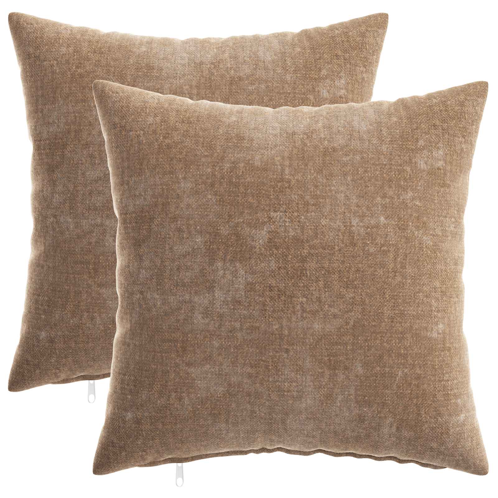 vidaXL Poszewka na poduszkę 2 pcs HEERLEN brązowy 40 x 40 cm