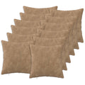 vidaXL Poszewka na poduszkę 12 pcs HEERLEN Ciemnoszary 40 x 40 cm