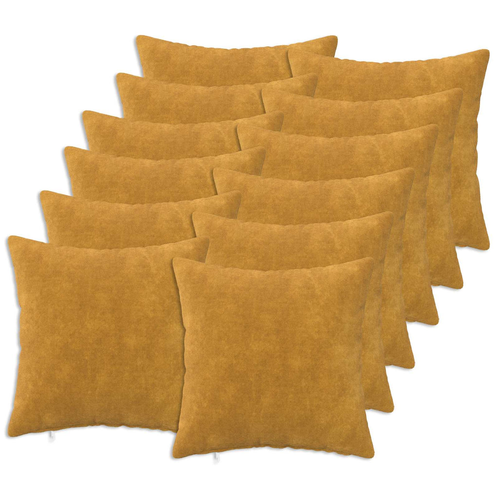 vidaXL Poszewka na poduszkę 12 pcs HEERLEN żółty 40 x 40 cm