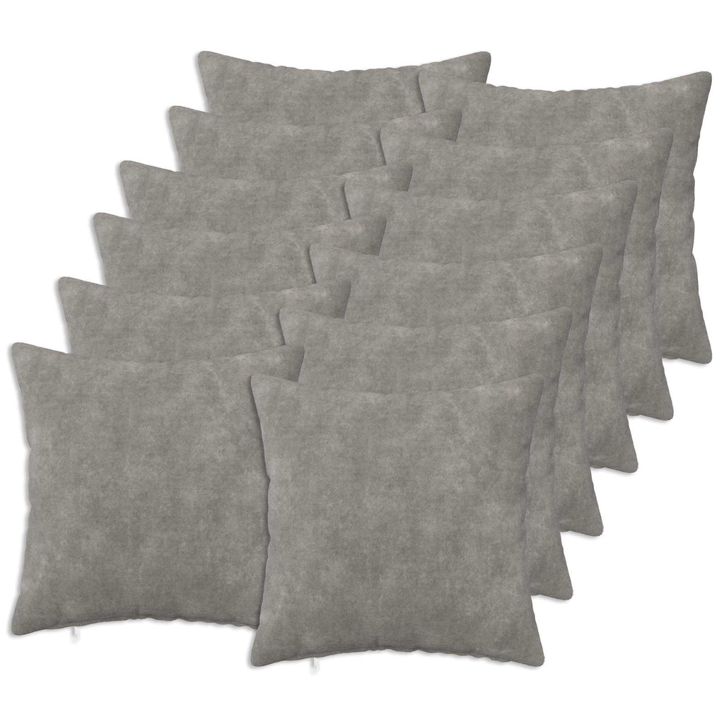 vidaXL Poszewka na poduszkę 12 pcs HEERLEN jasnoszary 40 x 40 cm