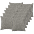 vidaXL Poszewka na poduszkę 12 pcs HEERLEN jasnoszary 40 x 40 cm