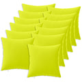 vidaXL Poszewka na poduszkę 12 pcs HEERLEN Jasnozielony 40 x 40 cm