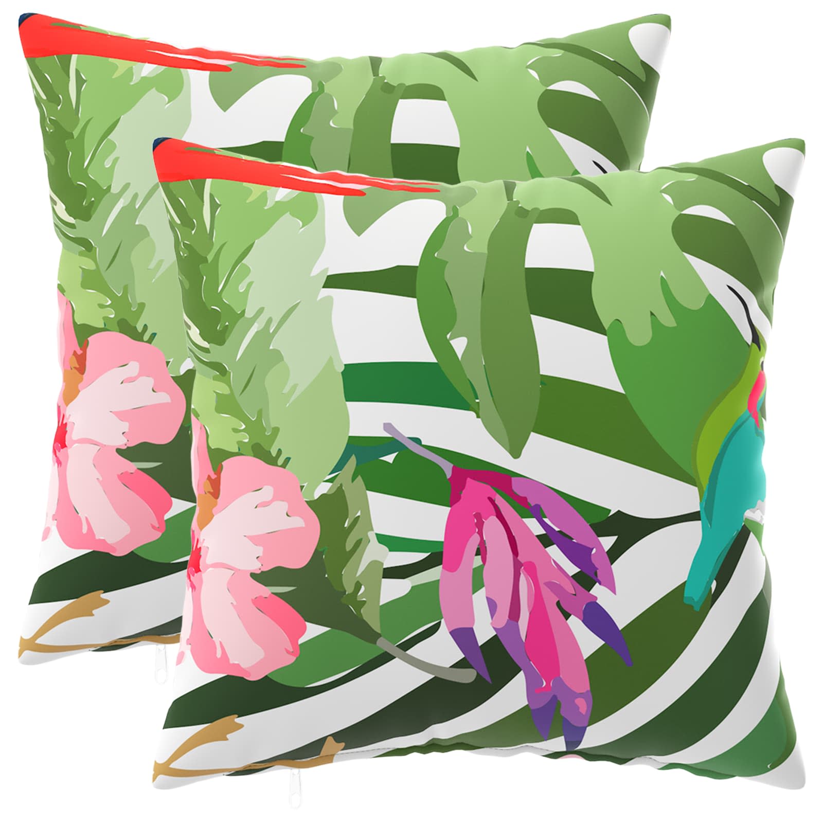 vidaXL Poszewka na poduszkę 2 pcs HEERLEN Czarny 40 x 40 cm Poliester