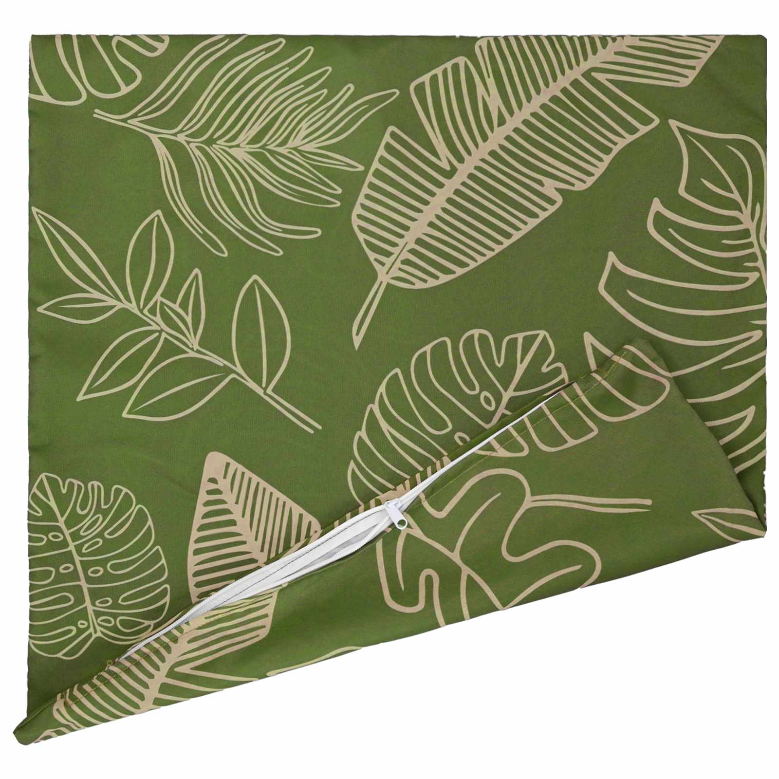vidaXL Poszewka na poduszkę 6 pcs HEERLEN Wzór liścia 40 x 40 cm