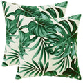 vidaXL Poszewka na poduszkę 2 pcs HEERLEN motyw liści 40 x 40 cm