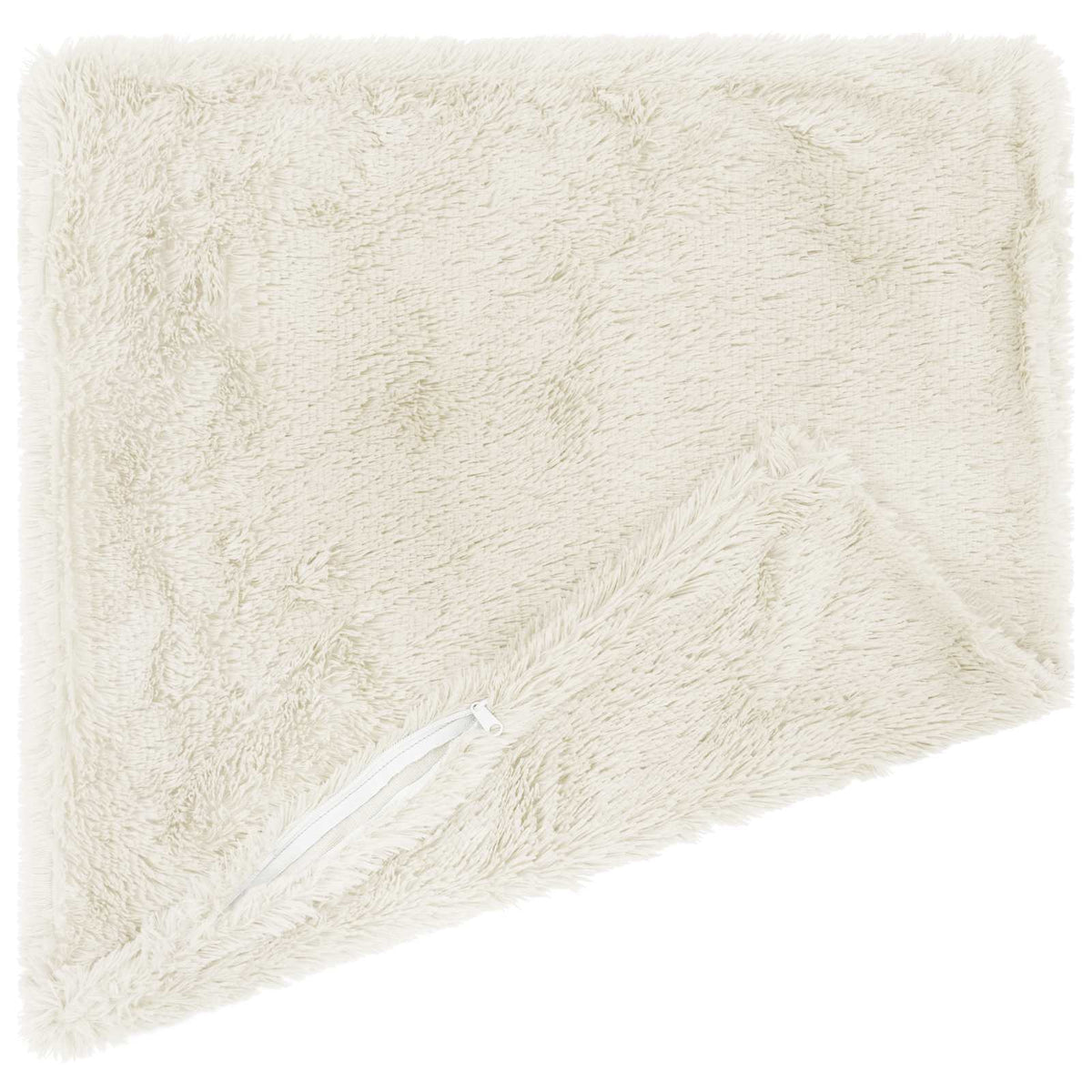 vidaXL Poszewka na poduszkę 2 pcs HEERLEN Biały 40 x 40 cm Fleece PV