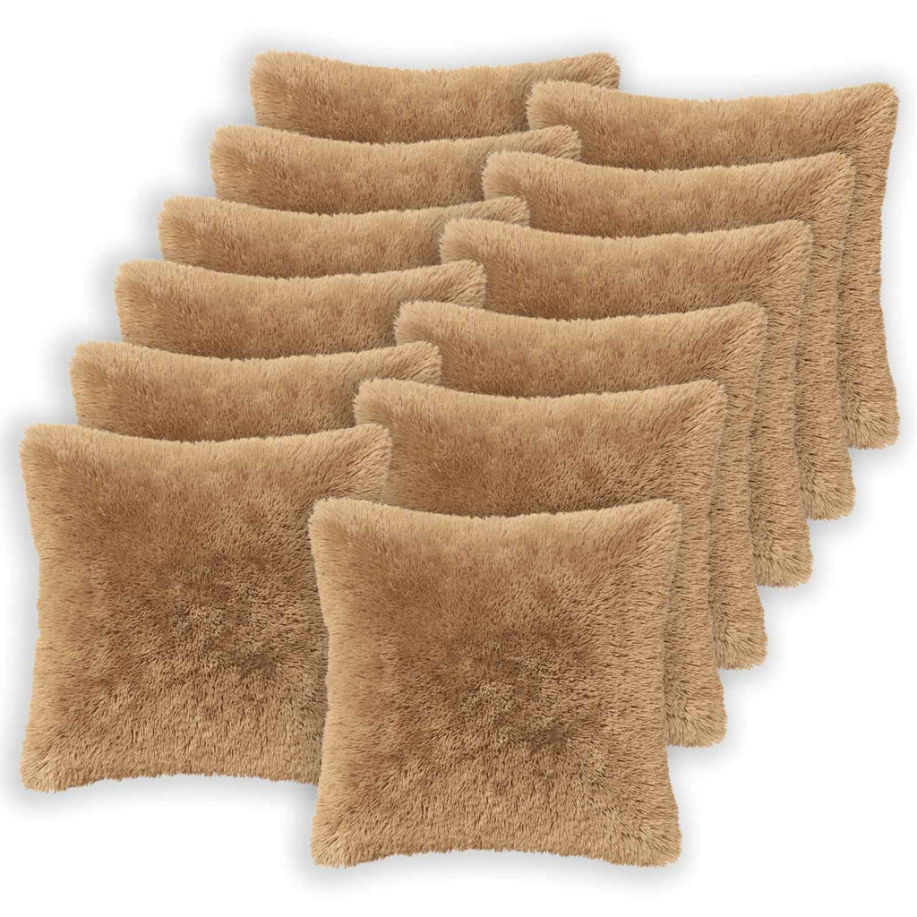 vidaXL Poszewka na poduszkę 12 pcs HEERLEN Ciemnoszary 40 x 40 cm