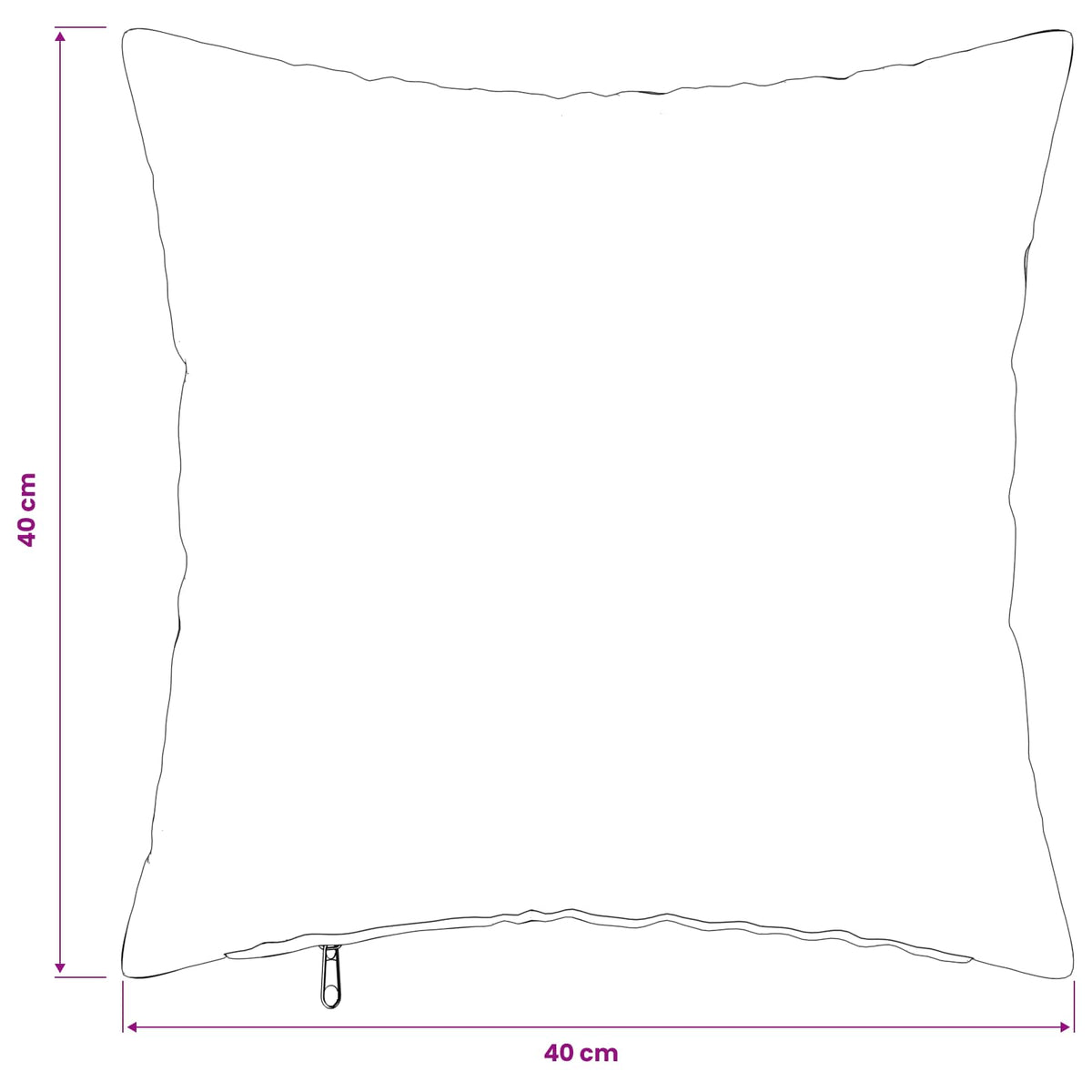 vidaXL Poszewka na poduszkę 2 pcs HEERLEN Czarny 40 x 40 cm Flanela