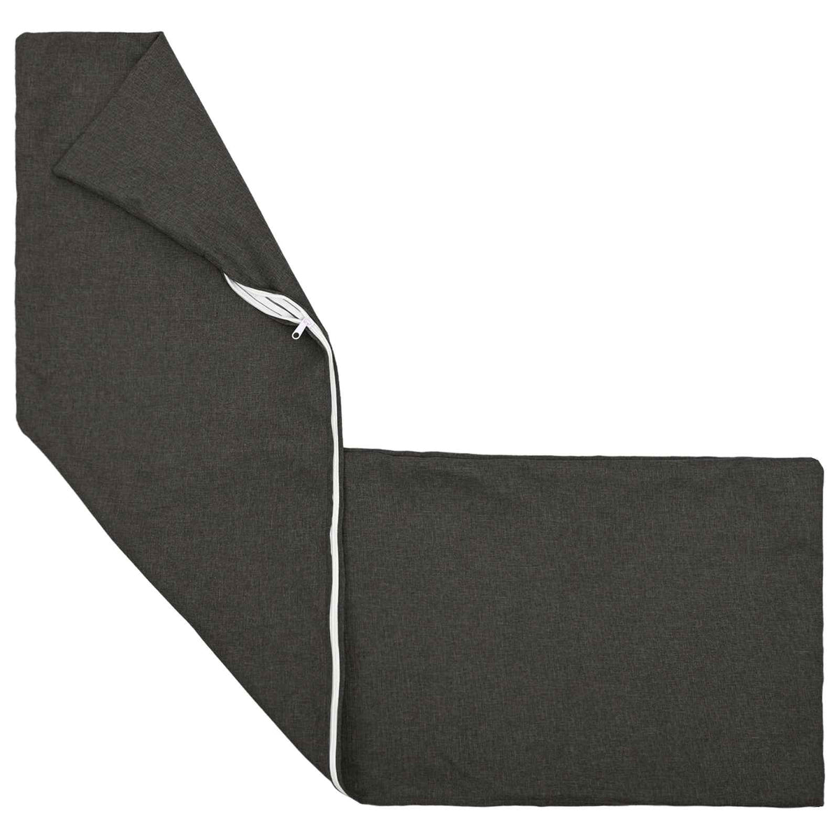 vidaXL Poszewka na poduszkę 2 szt. HEERLEN ciemnoszary 40 x 145 cm