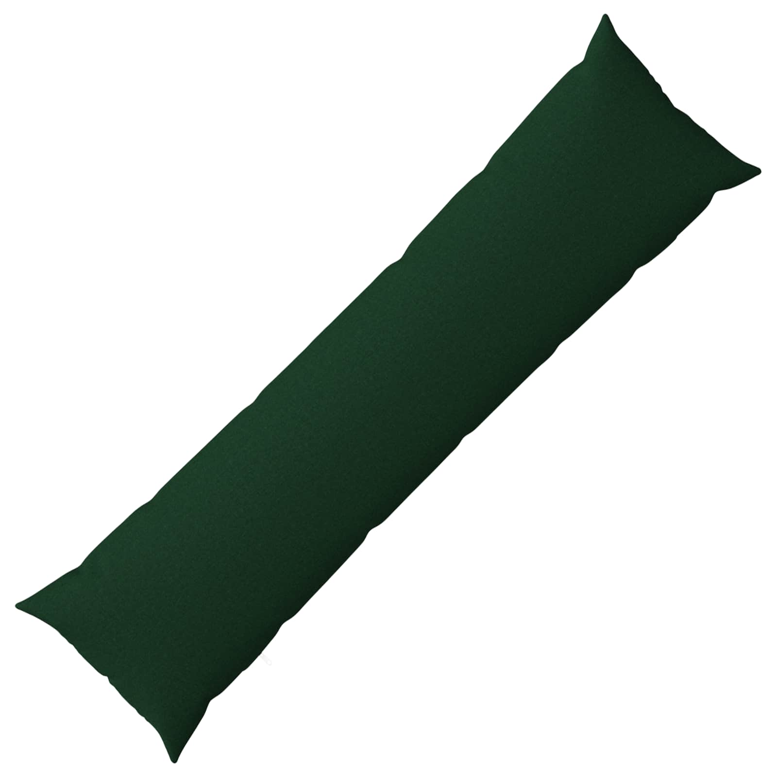 vidaXL Poszewka na poduszkę HEERLEN Ciemnozielony 40 x 145 cm tkanina