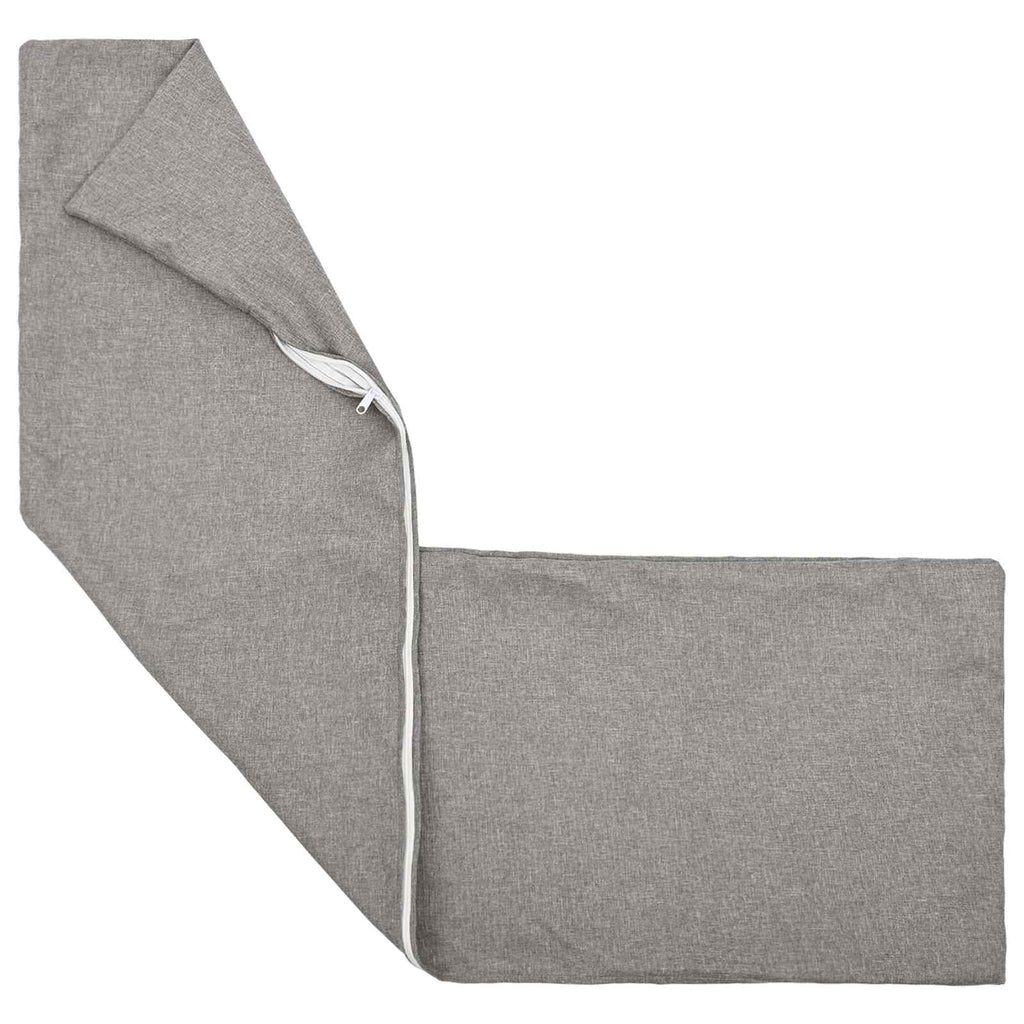 vidaXL Poszewka na poduszkę HEERLEN Szary chmur 40 x 145 cm tkanina