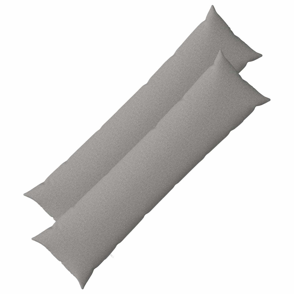 vidaXL Poszewka na poduszkę 2 szt. HEERLEN Szary chmur 40 x 145 cm