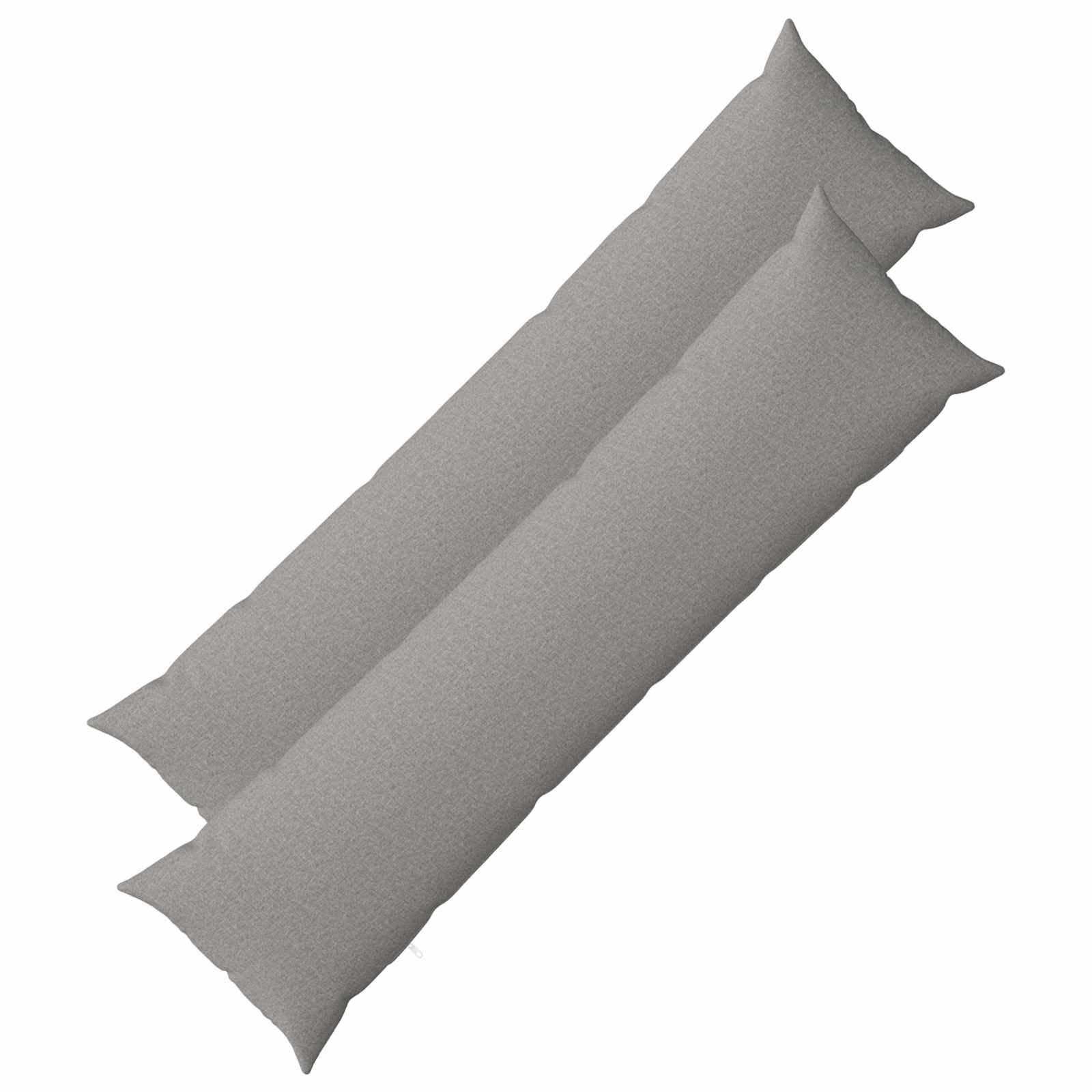 vidaXL Poszewka na poduszkę 2 szt. HEERLEN Szary chmur 40 x 145 cm
