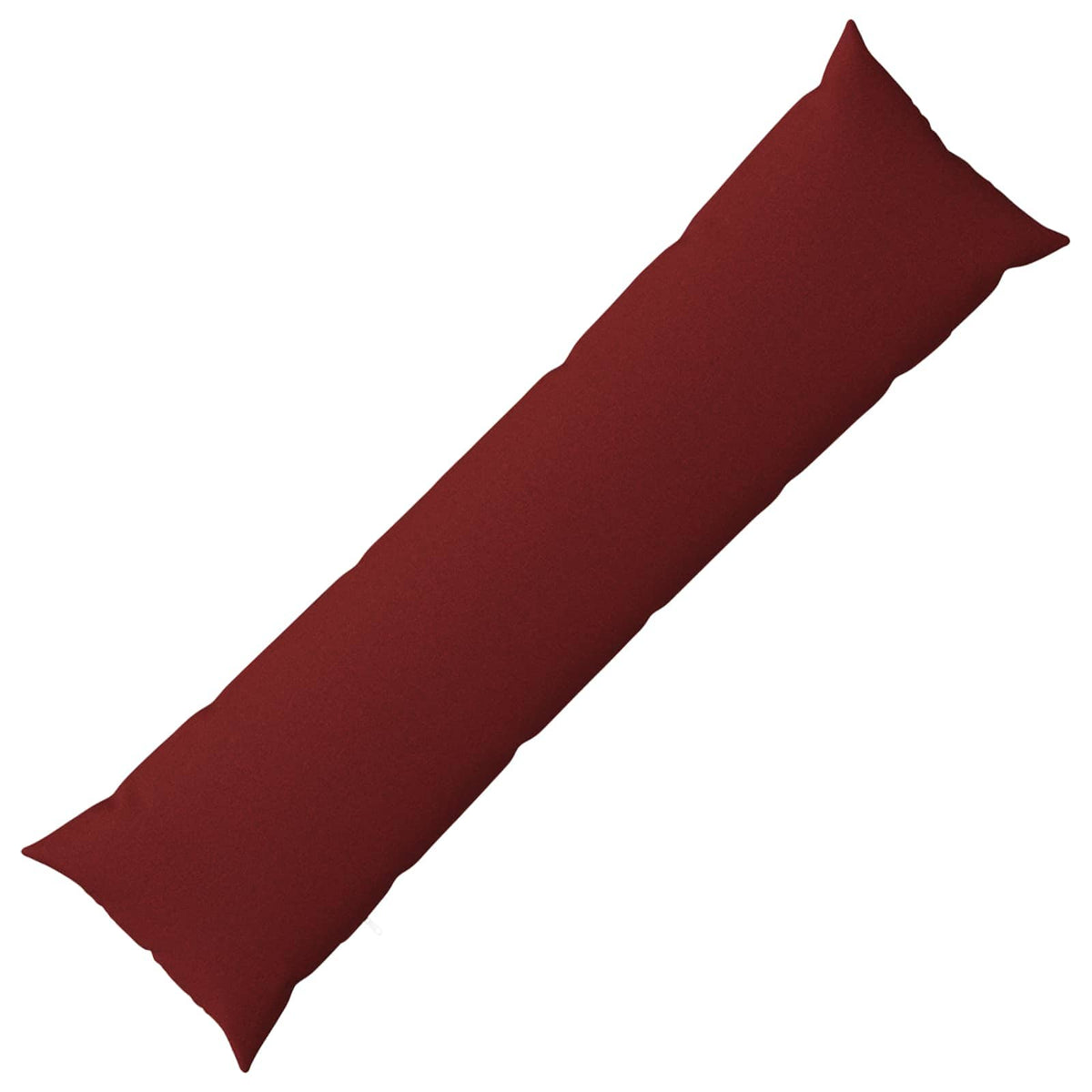 vidaXL Poszewka na poduszkę HEERLEN Czerwone wino 40 x 145 cm tkanina