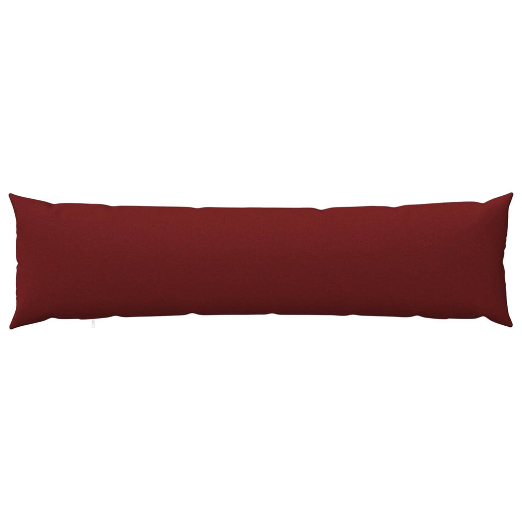 vidaXL Poszewka na poduszkę HEERLEN Czerwone wino 40 x 145 cm tkanina