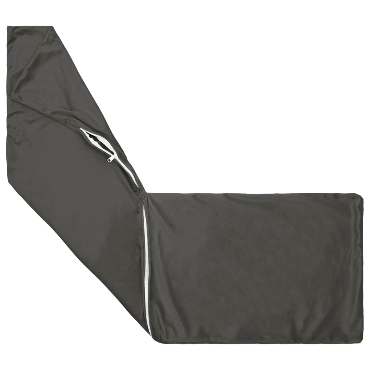 vidaXL Poszewka na poduszkę HEERLEN ciemnoszary 40 x 145 cm Welur