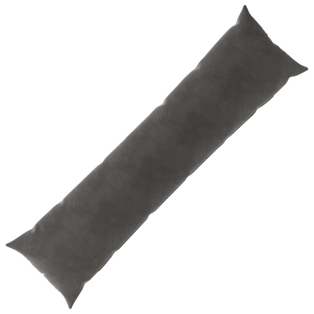 vidaXL Poszewka na poduszkę HEERLEN ciemnoszary 40 x 145 cm Welur