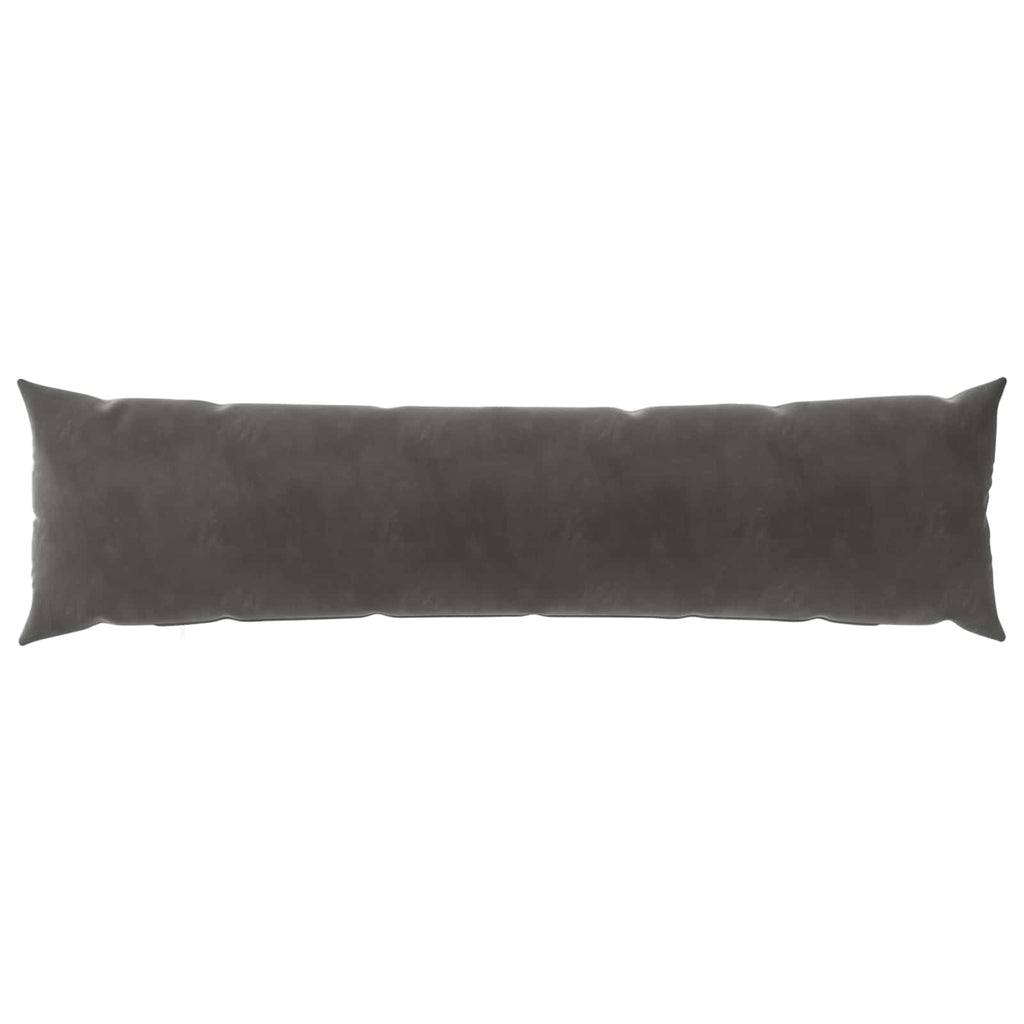 vidaXL Poszewka na poduszkę HEERLEN ciemnoszary 40 x 145 cm Welur