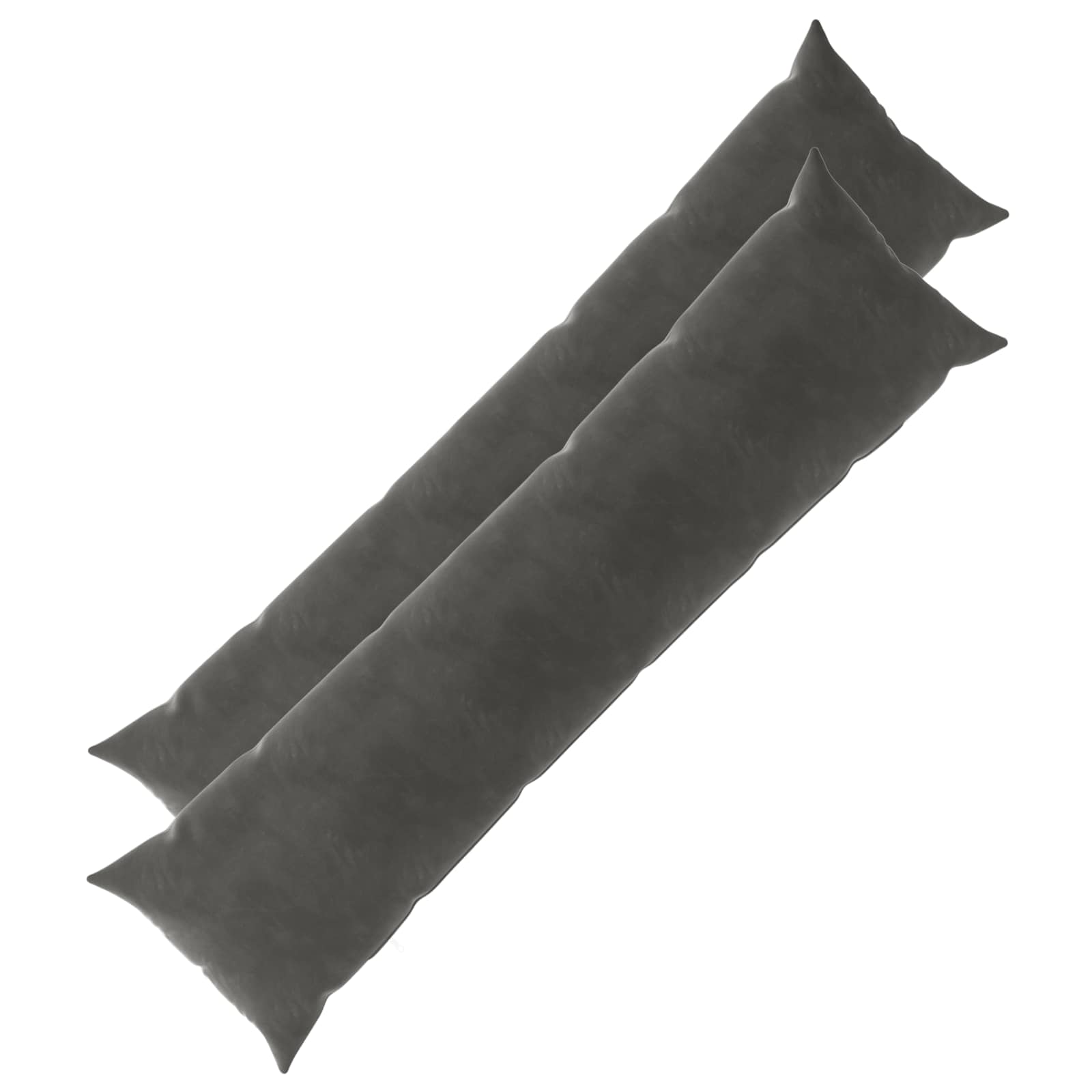 vidaXL Poszewka na poduszkę 2 pcs HEERLEN ciemnoszary 40 x 145 cm