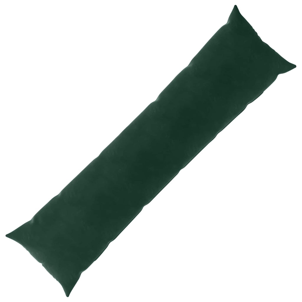 vidaXL Poszewka na poduszkę HEERLEN Ciemnozielony 40 x 145 cm Welur