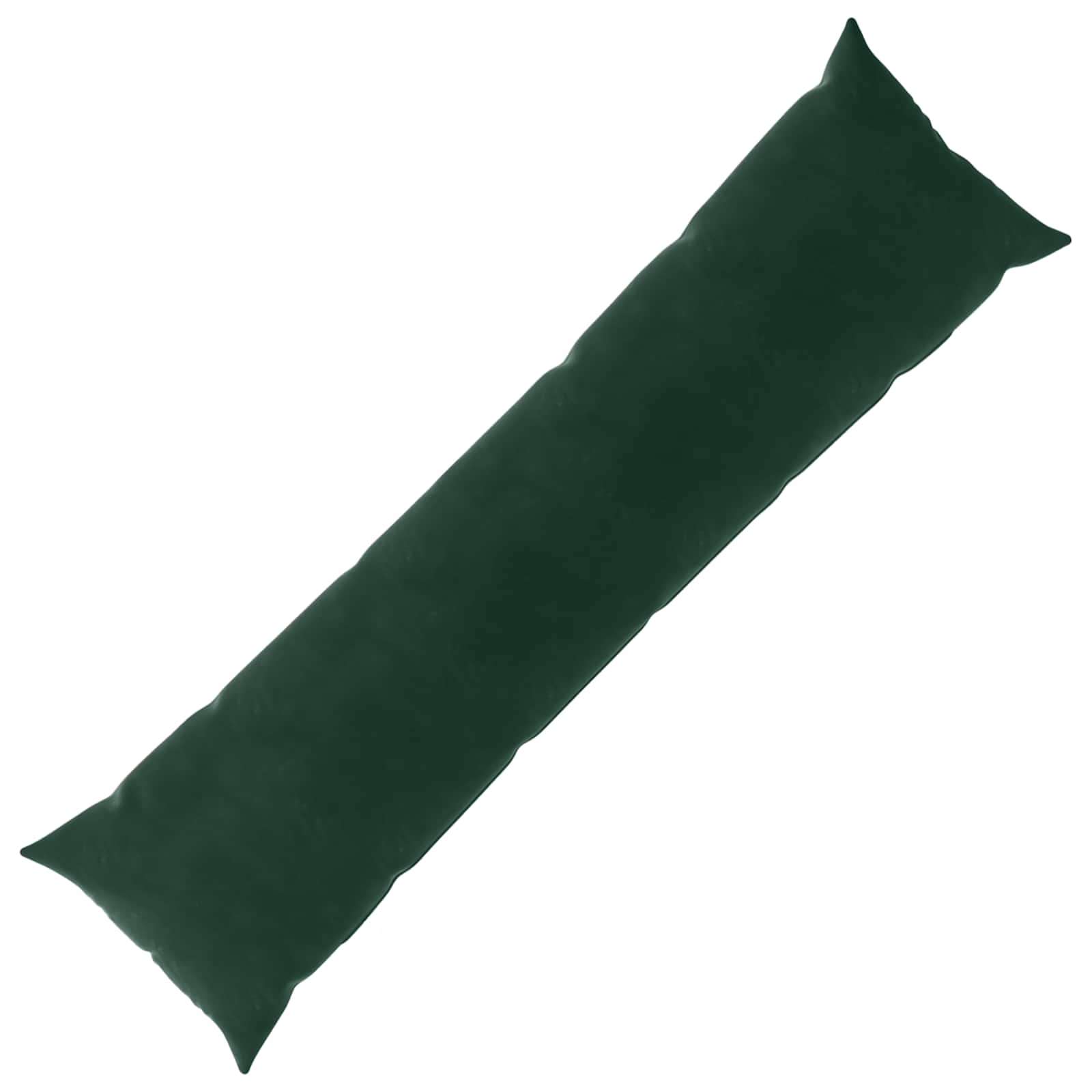 vidaXL Poszewka na poduszkę HEERLEN Ciemnozielony 40 x 145 cm Welur