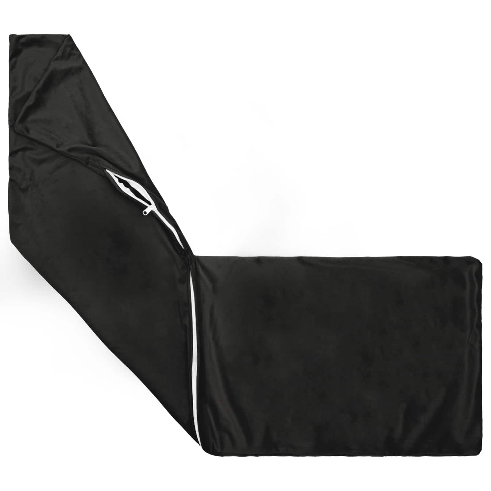 vidaXL Poszewka na poduszkę 2 pcs HEERLEN Czarny 40 x 145 cm Welur