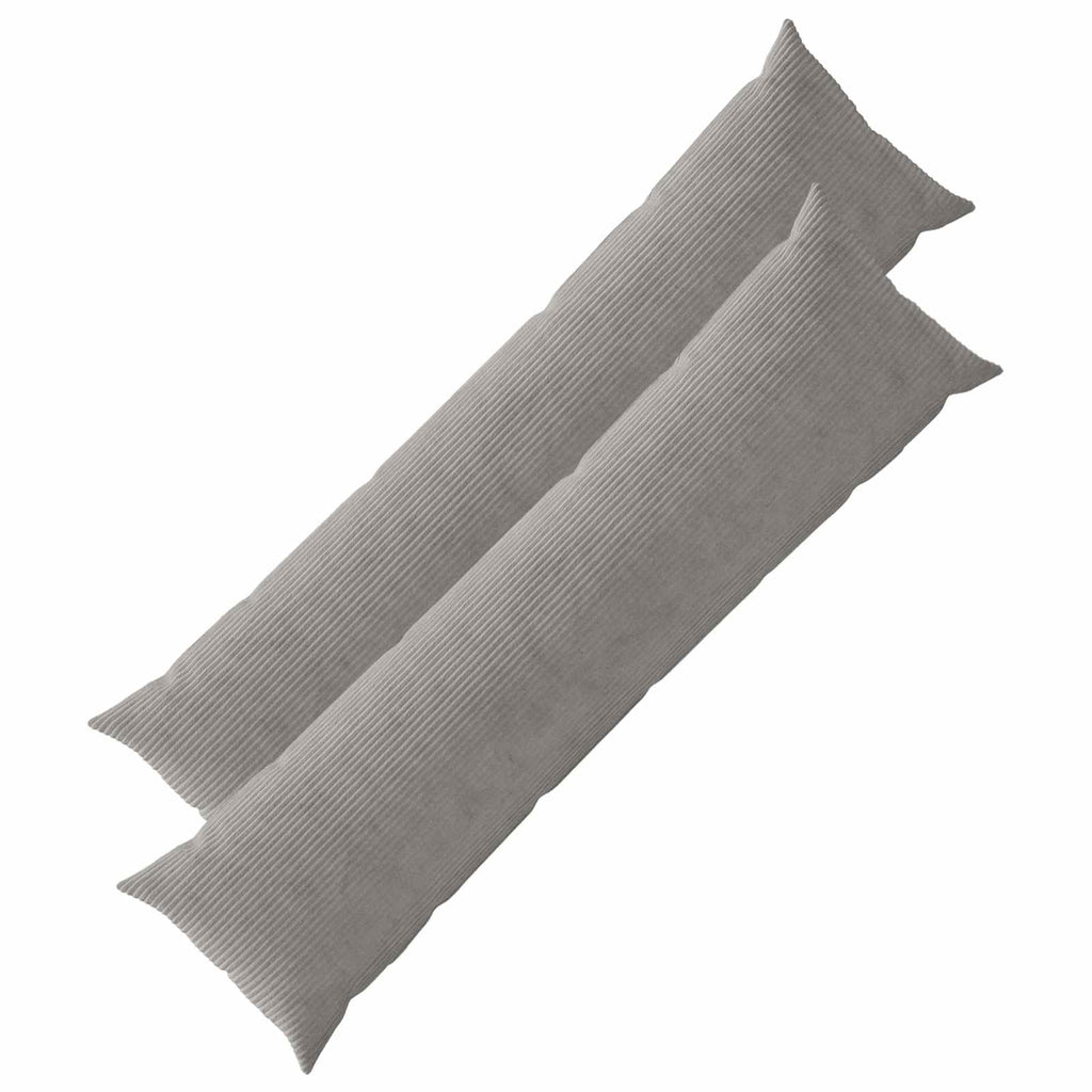 vidaXL Poszewka na poduszkę 2 pcs HEERLEN jasnoszary 40 x 145 cm