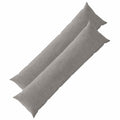 vidaXL Poszewka na poduszkę 2 pcs HEERLEN jasnoszary 40 x 145 cm