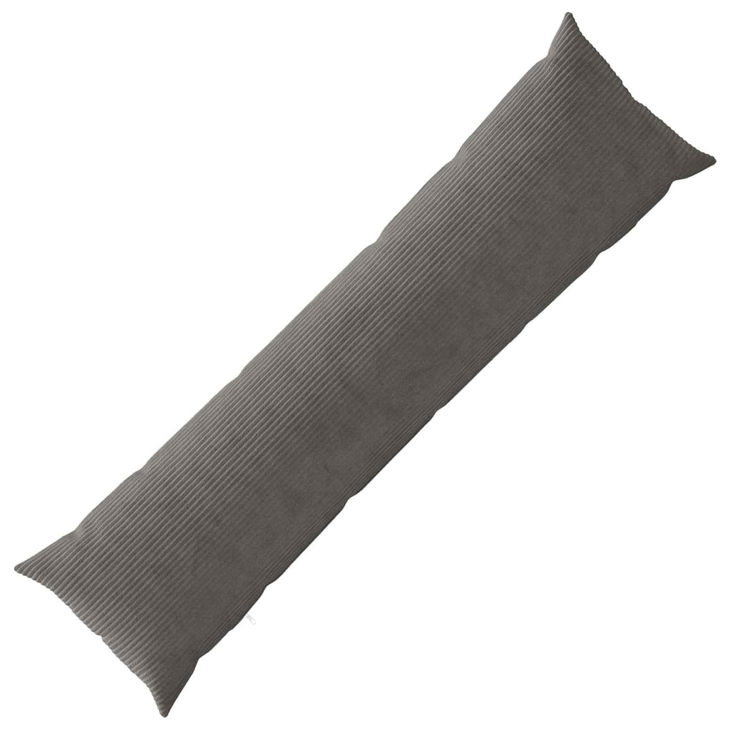 vidaXL Poszewka na poduszkę HEERLEN ciemnoszary 40 x 145 cm sztruks