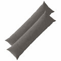 vidaXL Poszewka na poduszkę 2 pcs HEERLEN ciemnoszary 40 x 145 cm