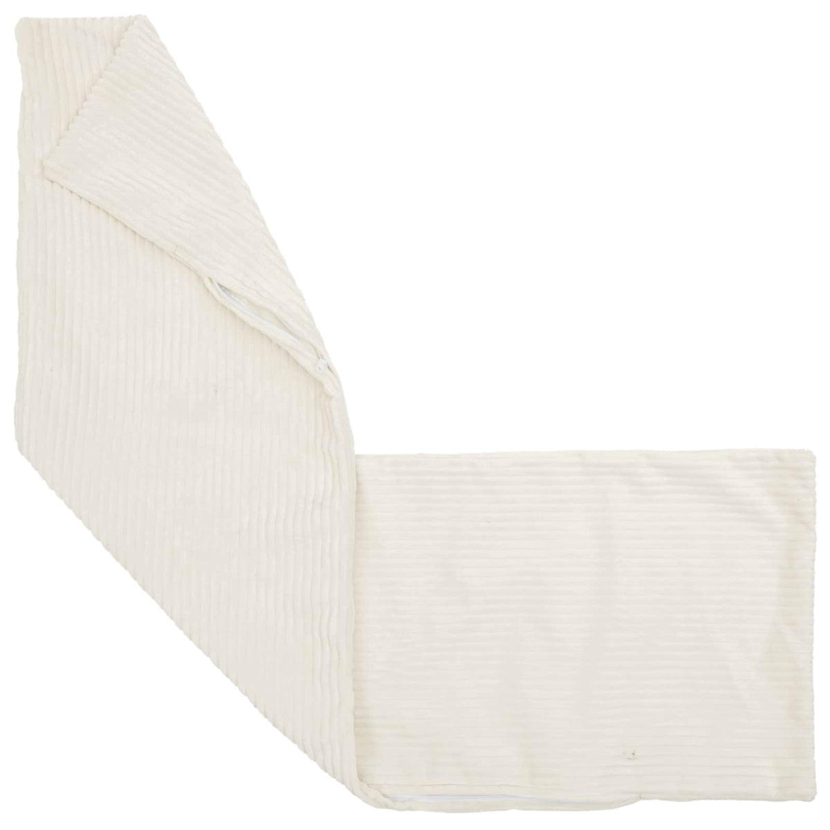 vidaXL Poszewka na poduszkę HEERLEN kremowy 40 x 145 cm sztruks