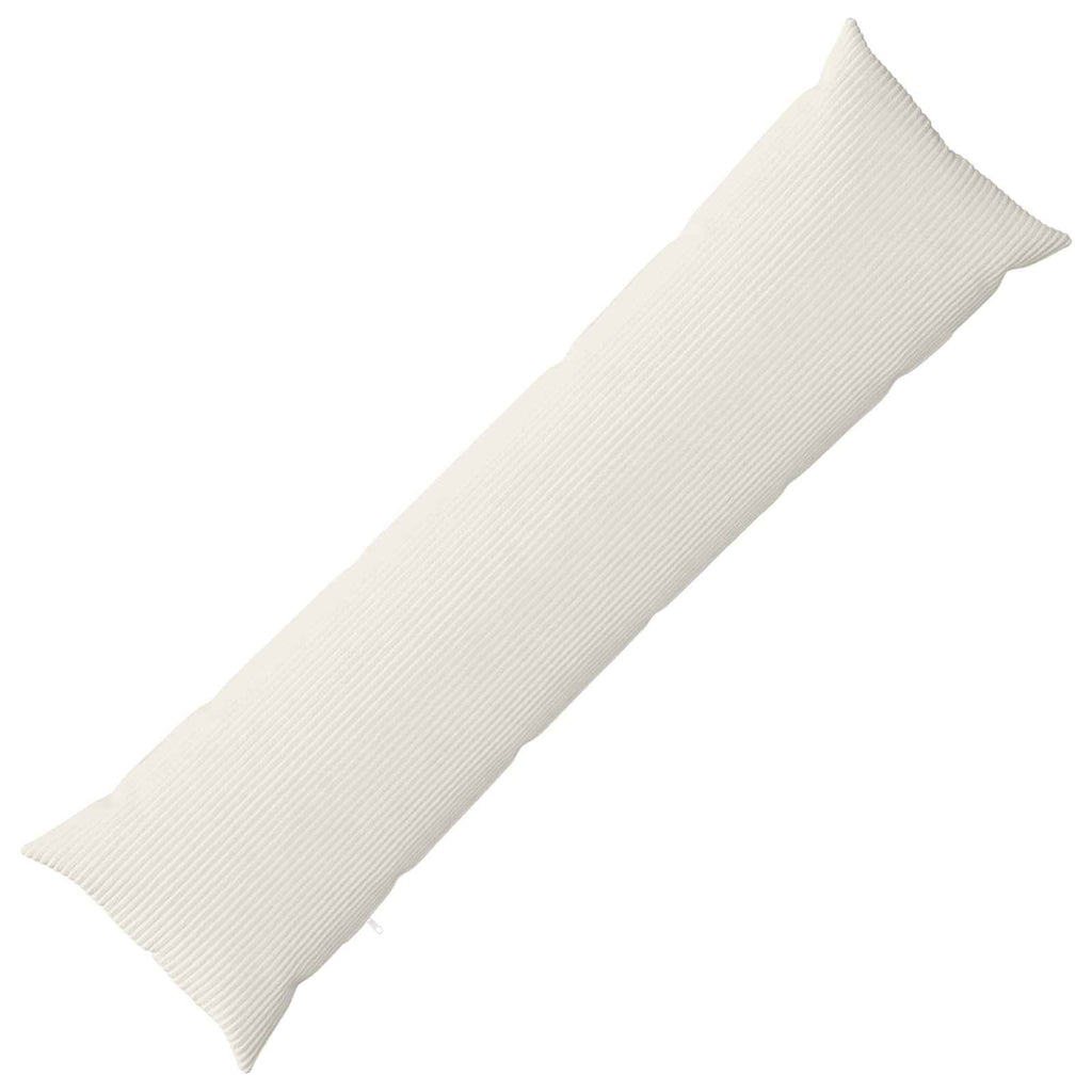 vidaXL Poszewka na poduszkę HEERLEN kremowy 40 x 145 cm sztruks