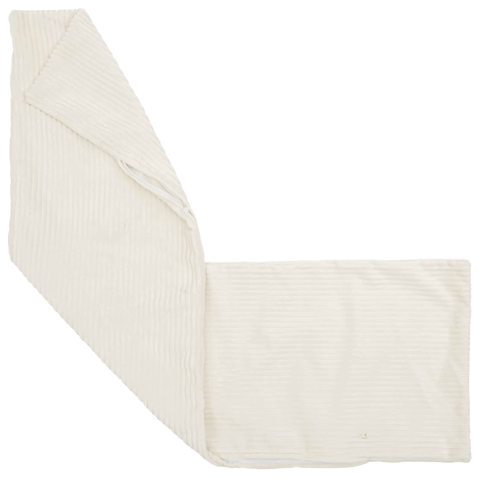 vidaXL Poszewka na poduszkę 2 pcs HEERLEN kremowy 40 x 145 cm sztruks