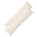 vidaXL Poszewka na poduszkę 2 pcs HEERLEN kremowy 40 x 145 cm sztruks