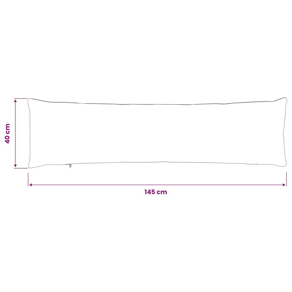 vidaXL Poszewka na poduszkę HEERLEN Czerwono-pomarańczowy 40 x 145 cm