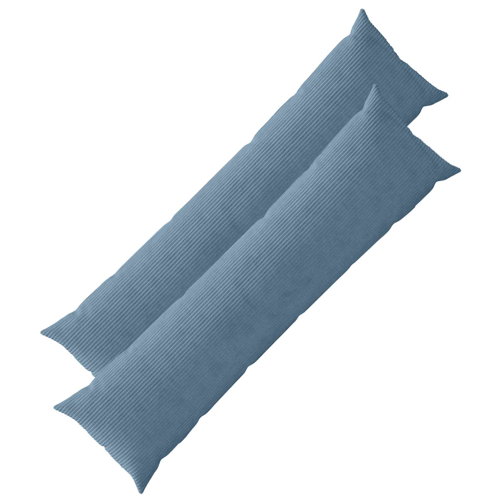vidaXL Poszewka na poduszkę 2 pcs HEERLEN niebieski 40 x 145 cm